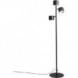 Lampa podłogowa czarna Aldex Bot | 3 klosze, regulowana