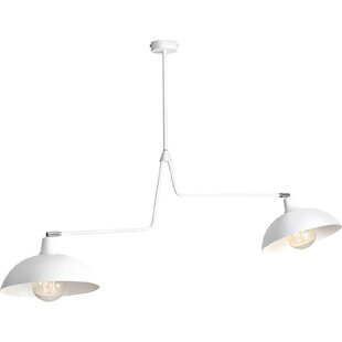Lampa sufitowa podwójna skandynawska Espace biała marki Aldex