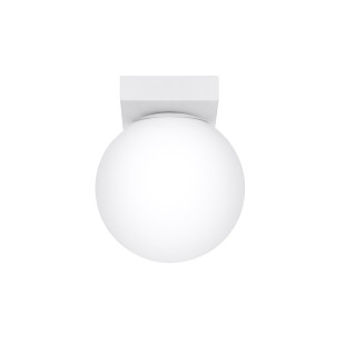 Plafon szklany Yoli 12cm biały Sollux | Elegancki design