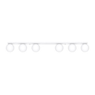 Plafon szklany Yoli 120cm biały Sollux - Elegancki i funkcjonalny