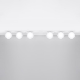 Plafon szklany Yoli 120cm biały Sollux - Elegancki i funkcjonalny