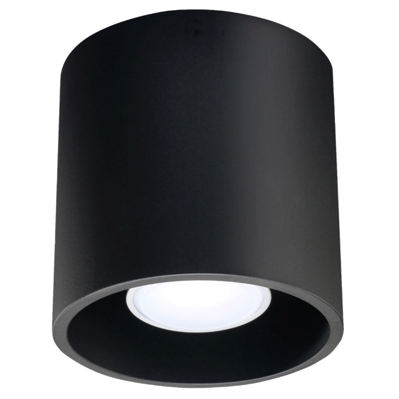 Lampa spot tuba Orbis 10cm czarna Sollux - Nowoczesne oświetlenie
