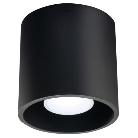 Lampa spot tuba Orbis 10cm czarna Sollux - Nowoczesne oświetlenie
