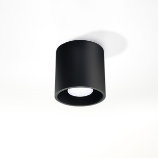 Lampa spot tuba Orbis 10cm czarna Sollux - Nowoczesne oświetlenie