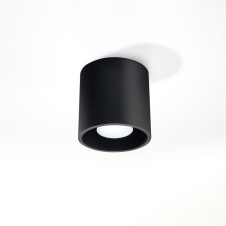 Lampa spot tuba Orbis 10cm czarna Sollux - Nowoczesne oświetlenie