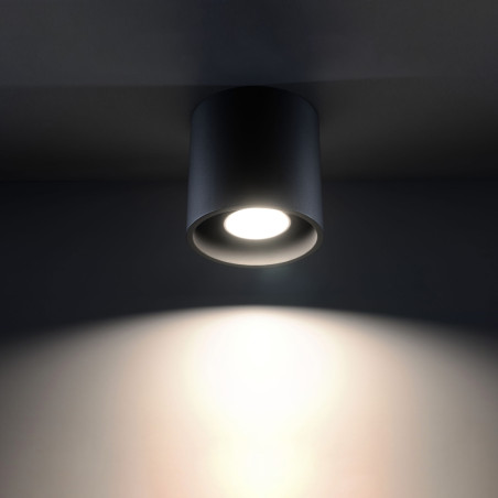 Lampa spot tuba Orbis 10cm czarna Sollux - Nowoczesne oświetlenie