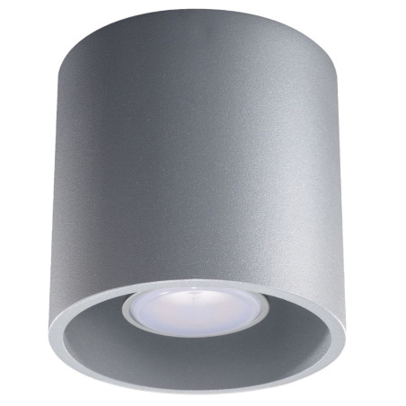 Lampa spot tuba Orbis 10cm szara Sollux - Oświetlenie LED
