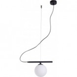 Lampa wisząca Beryl Glass - Aldex | Szkło, Biało-Czarna