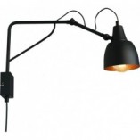 Kinkiet industrialny Aldex Soho Small czarny - Loftowy design