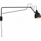 Kinkiet Industrialny Soho Big Czarny Aldex | Loftowy Design