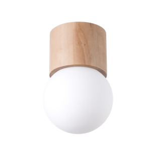 Plafon drewniany Sollux Boomo 8cm - Skandynawski Design