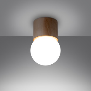 Plafon drewniany Sollux Boomo 8cm - Skandynawski Design