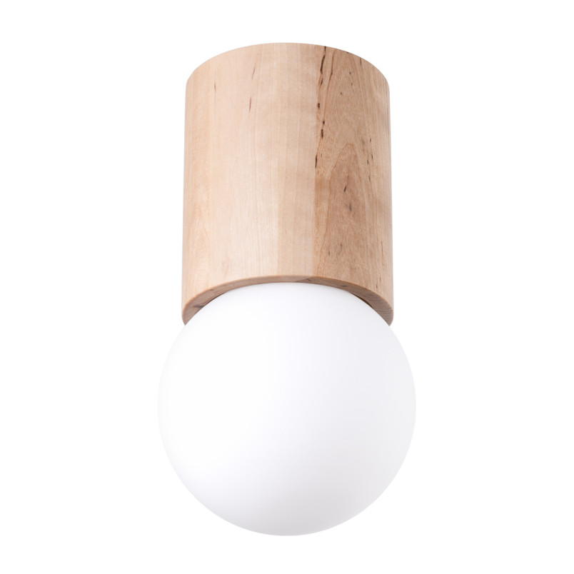 Plafon szklana kula Boomo 12cm biały Sollux | Skandynawski design