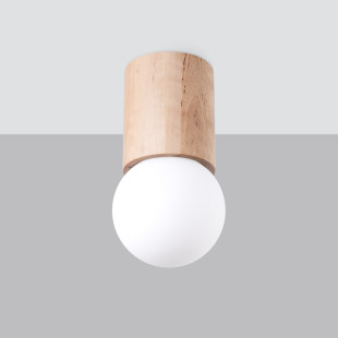Plafon szklana kula Boomo 12cm biały Sollux | Skandynawski design