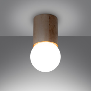 Plafon szklana kula Boomo 12cm biały Sollux | Skandynawski design