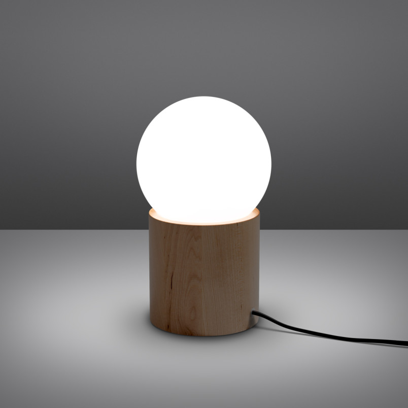 Lampka stołowa kula Sollux Boomo - Skandynawski design