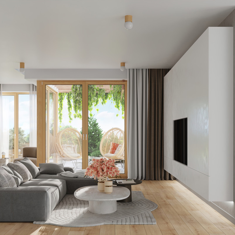 Lampka stołowa kula Sollux Boomo - Skandynawski design
