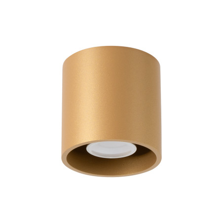 Lampa spot tuba Orbis 10cm złota Sollux - Elegancki design