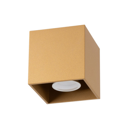 Lampa spot kwadratowa złota Quad Sollux | Oświetlenie LED