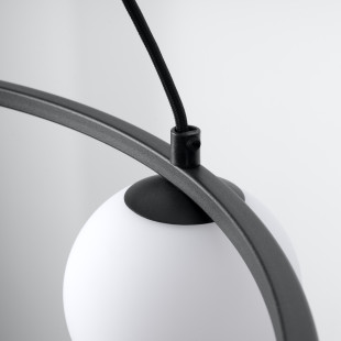 Lampa wisząca Yoli Sollux | Czarna, 3 szkła | Kup online