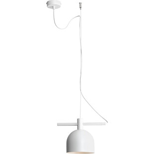 Lampa wisząca skandynawska Beryl biała | Aldex