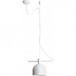 Lampa wisząca skandynawska Beryl biała | Aldex