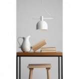 Lampa wisząca skandynawska Beryl biała | Aldex
