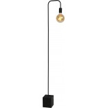 Lampa podłogowa industrialna Lorin czarna | Lucide
