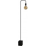 Lampa podłogowa industrialna Lorin czarna | Lucide