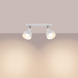 Reflektor sufitowy Elba - 2 punkty, Loft, Sollux | Kup teraz!