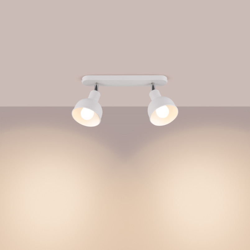 Reflektor sufitowy Elba - 2 punkty, Loft, Sollux | Kup teraz!