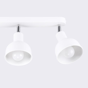 Reflektor sufitowy 3-punktowy Elba biały Sollux - Loftowa lampa