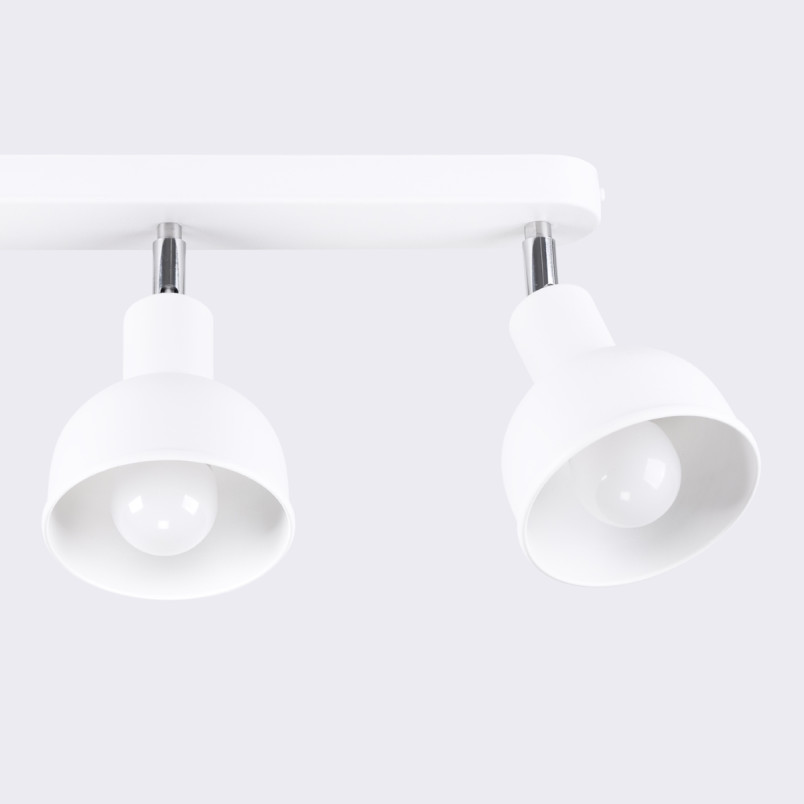 Reflektor sufitowy 3-punktowy Elba biały Sollux - Loftowa lampa