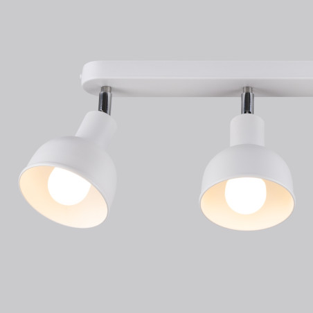 Reflektor sufitowy 3-punktowy Elba biały Sollux - Loftowa lampa