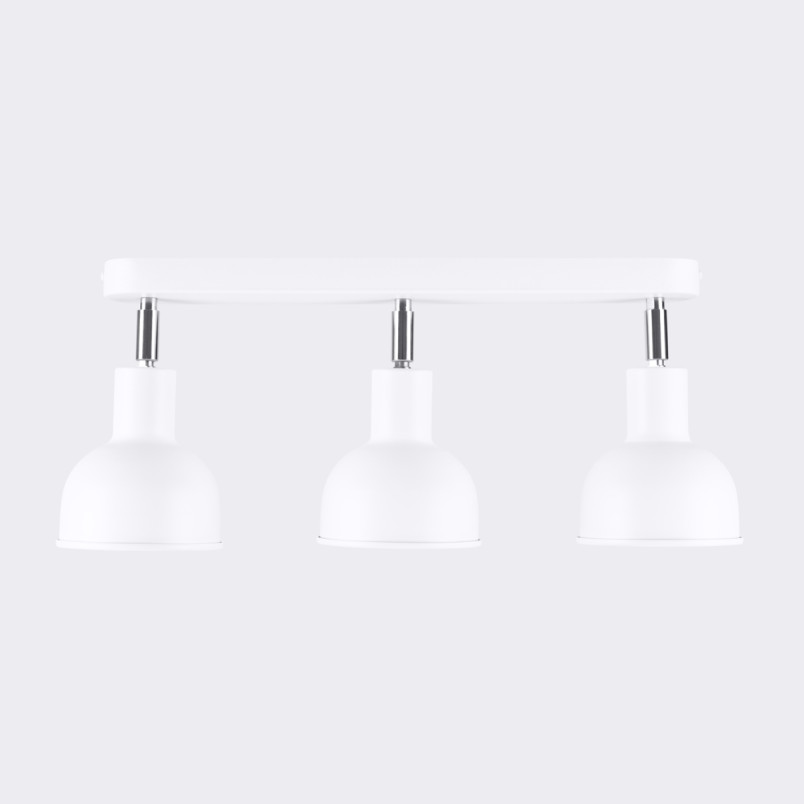 Reflektor sufitowy 3-punktowy Elba biały Sollux - Loftowa lampa