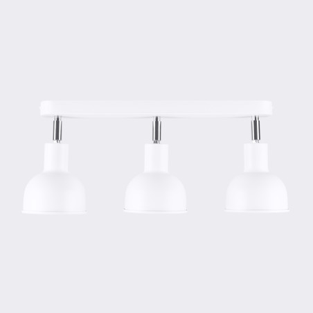 Reflektor sufitowy 3-punktowy Elba biały Sollux - Loftowa lampa