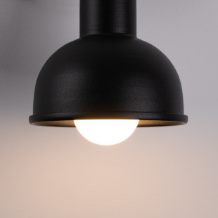 Kinkiet Loft Elba Czarny Sollux | Regulowany, Metalowy