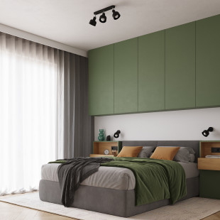 Kinkiet Loft Elba Czarny Sollux | Regulowany, Metalowy