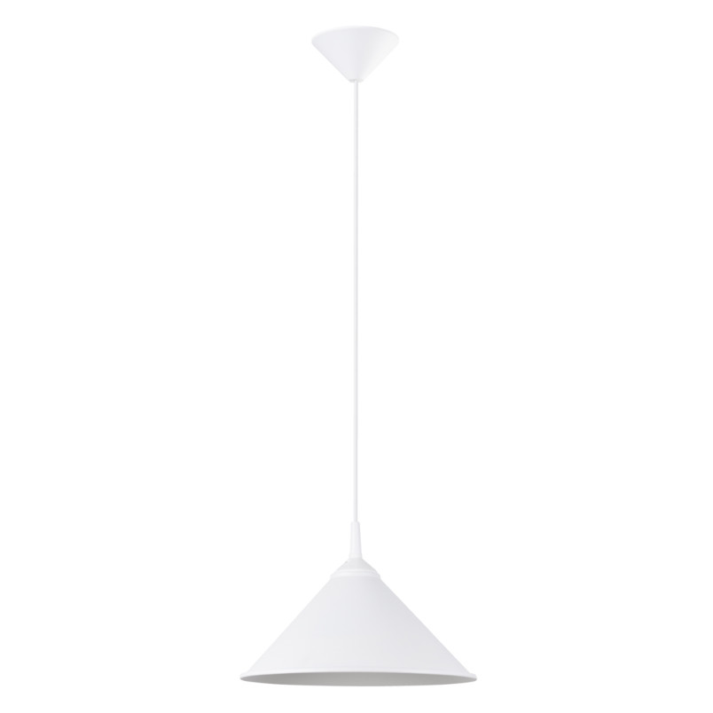 Lampa wisząca Zuma - biały stożek Sollux | Sklep Sollux