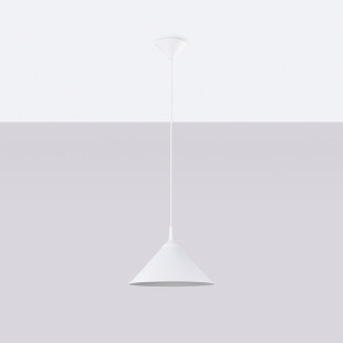 Lampa wisząca Zuma - biały stożek Sollux | Sklep Sollux
