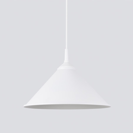 Lampa wisząca Zuma - biały stożek Sollux | Sklep Sollux