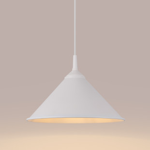 Lampa wisząca Zuma - biały stożek Sollux | Sklep Sollux