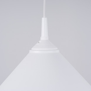 Lampa wisząca Zuma - biały stożek Sollux | Sklep Sollux