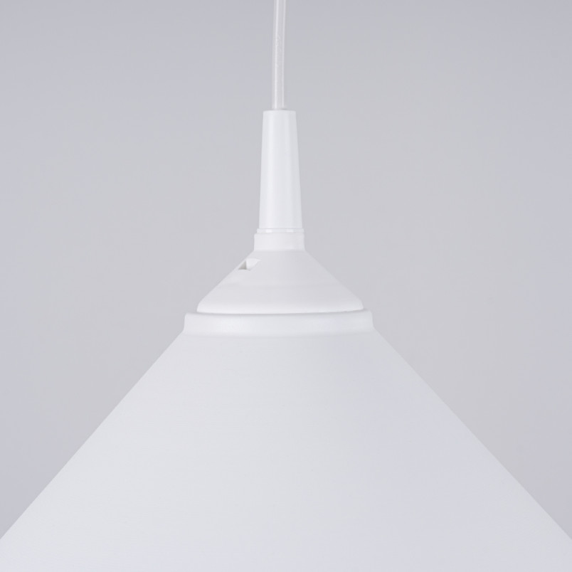 Lampa wisząca Zuma - biały stożek Sollux | Sklep Sollux