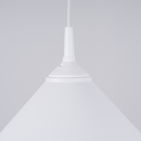 Lampa wisząca Zuma - biały stożek Sollux | Sklep Sollux