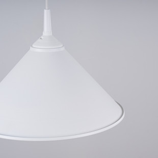 Lampa wisząca Zuma - biały stożek Sollux | Sklep Sollux