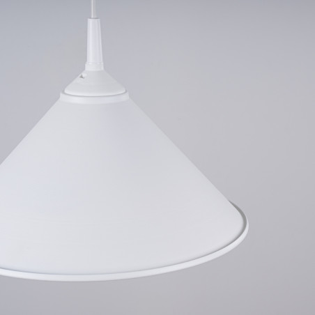 Lampa wisząca Zuma - biały stożek Sollux | Sklep Sollux