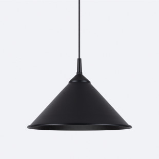 Lampa wisząca Zuma czarna - Sollux | Loftowa, metalowa