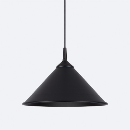 Lampa wisząca Zuma czarna - Sollux | Loftowa, metalowa