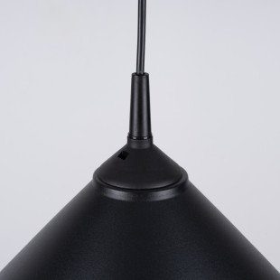 Lampa wisząca Zuma czarna - Sollux | Loftowa, metalowa